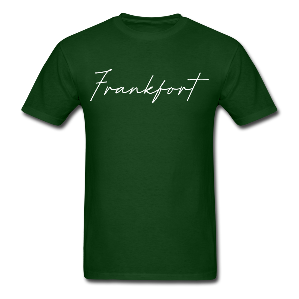 Frankfort Cursive T-Shirt - forest green