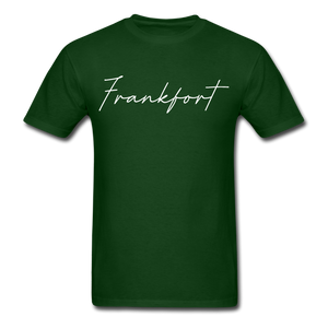Frankfort Cursive T-Shirt - forest green