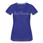 Fort Thomas Cursive Women's T-Shirt - royal blue