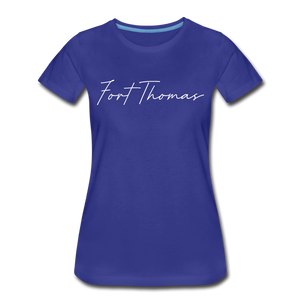 Fort Thomas Cursive Women's T-Shirt - royal blue