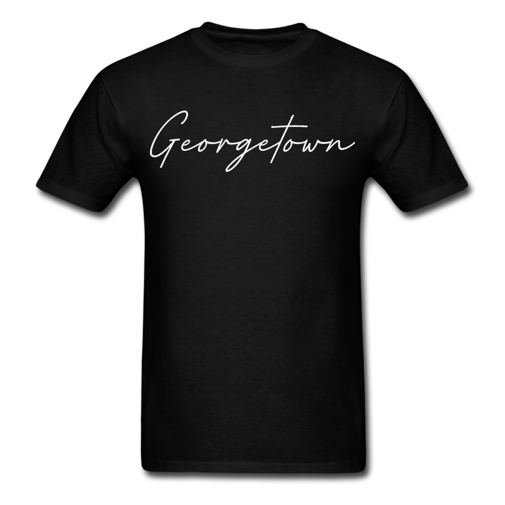 Georgetown Cursive T-Shirt - black