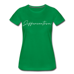 Jeffersontown Cursive Women's T-Shirt - kelly green