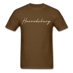 Harrodsburg Cursive T-Shirt - brown