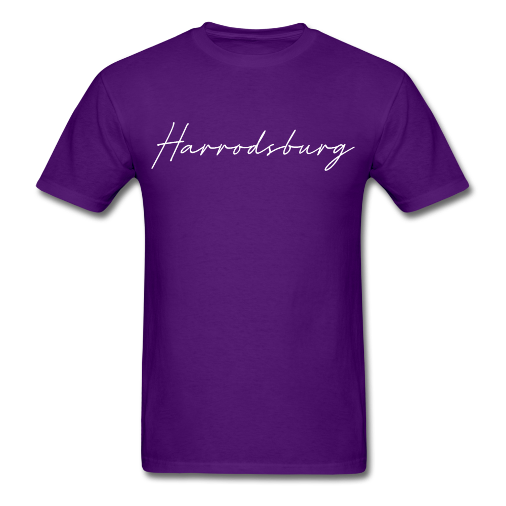 Harrodsburg Cursive T-Shirt - purple