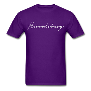 Harrodsburg Cursive T-Shirt - purple