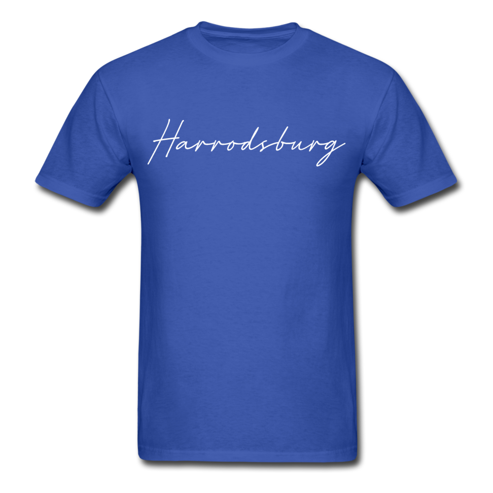 Harrodsburg Cursive T-Shirt - royal blue