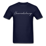 Harrodsburg Cursive T-Shirt - navy