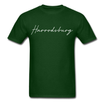 Harrodsburg Cursive T-Shirt - forest green