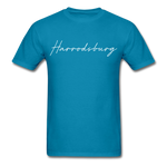 Harrodsburg Cursive T-Shirt - turquoise