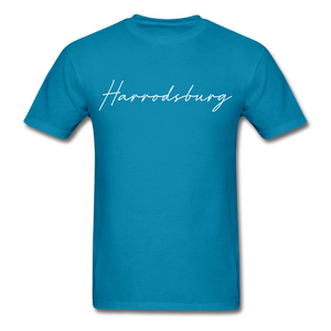 Harrodsburg Cursive T-Shirt - turquoise