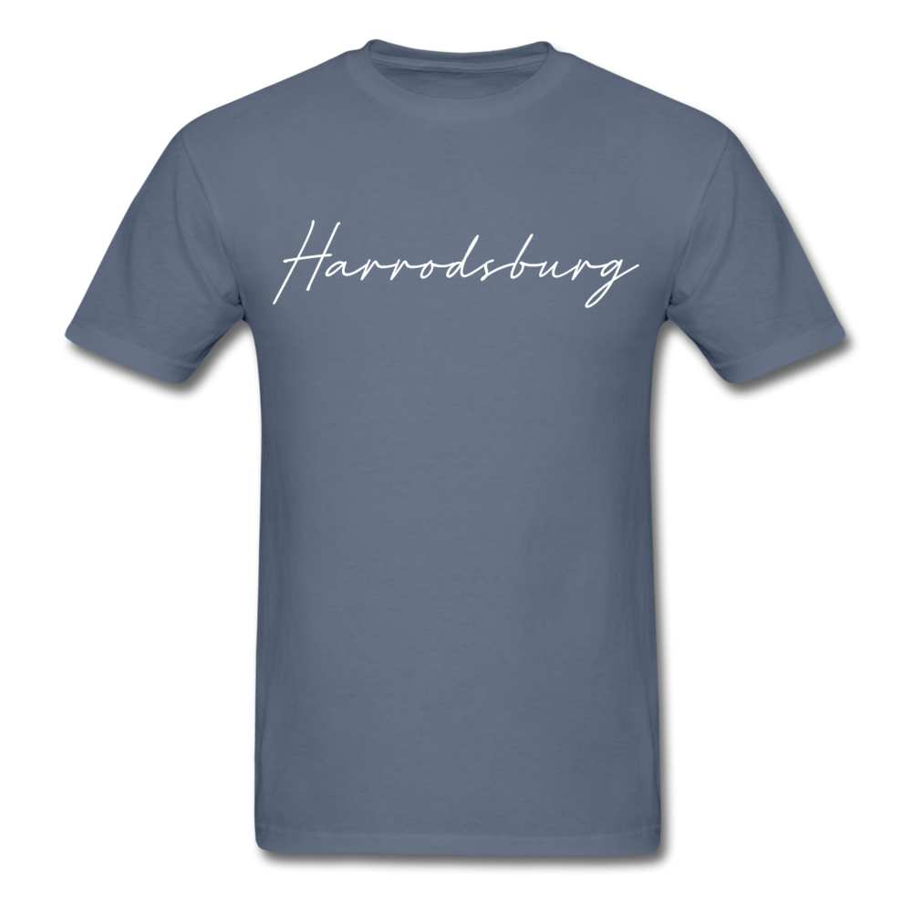 Harrodsburg Cursive T-Shirt - denim