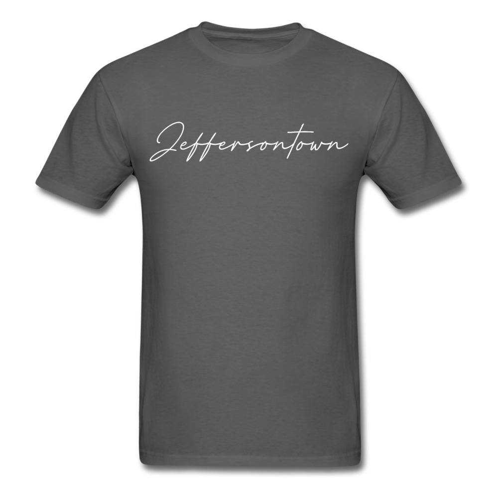 Jeffersontown Cursive T-Shirt - charcoal