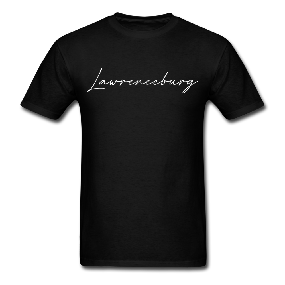 Lawrenceburg Cursive T-Shirt - black