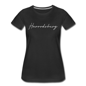 Harrodsburg Cursive Women's T-Shirt - black