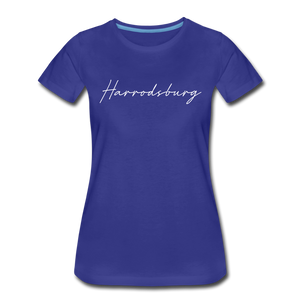 Harrodsburg Cursive Women's T-Shirt - royal blue