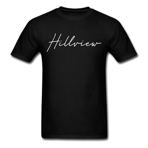 Hillview Cursive T-Shirt - black