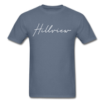 Hillview Cursive T-Shirt - denim