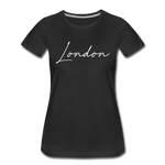 London Cursive Women's T-Shirt - black