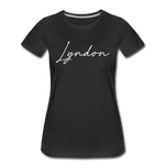 Lyndon Cursive Women's T-Shirt - black