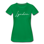 Lyndon Cursive Women's T-Shirt - kelly green