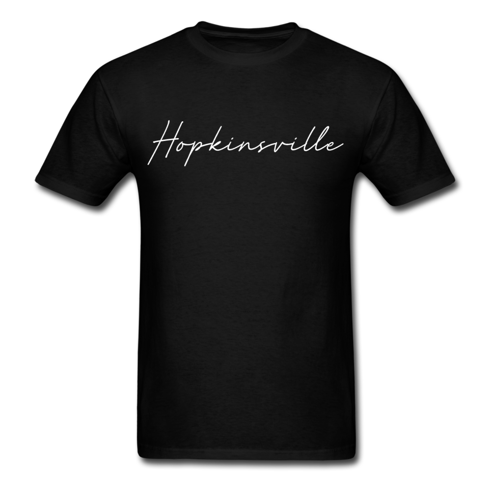 Hopkinsville Cursive T-Shirt - black