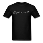 Hopkinsville Cursive T-Shirt - black