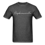 Hopkinsville Cursive T-Shirt - heather black