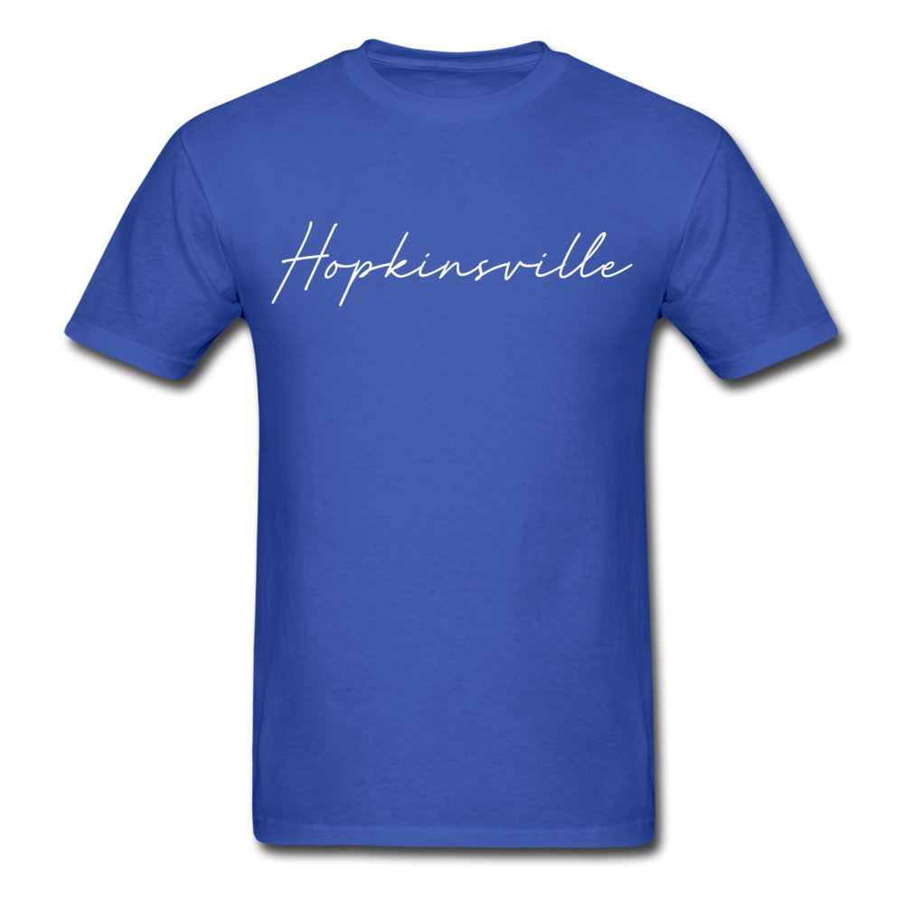 Hopkinsville Cursive T-Shirt - royal blue