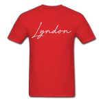 Lyndon Cursive T-Shirt - red