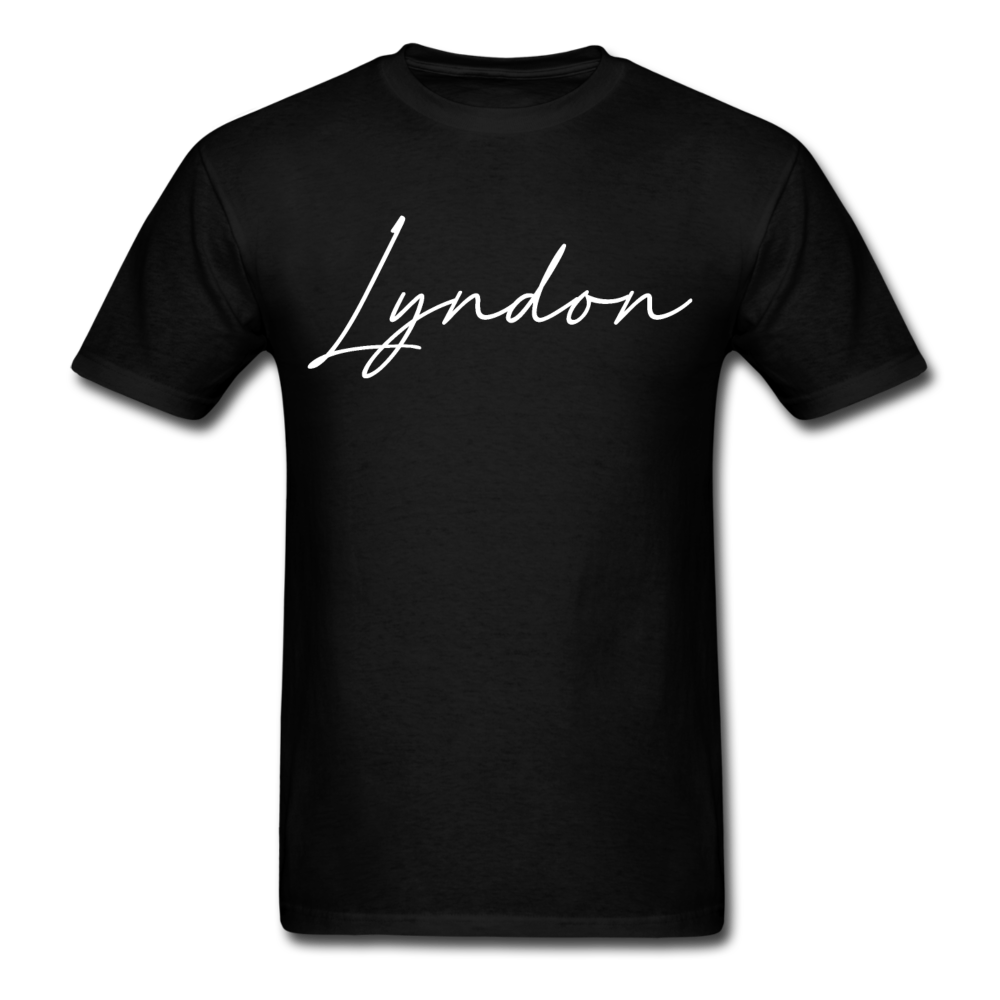 Lyndon Cursive T-Shirt - black