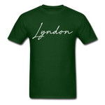 Lyndon Cursive T-Shirt - forest green