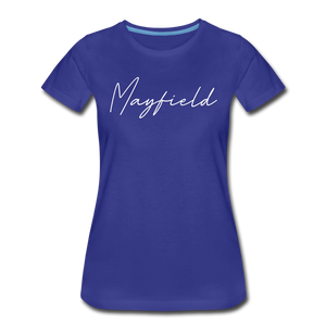 Mayfield Cursive Women's T-Shirt - royal blue