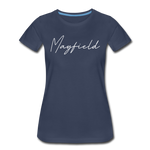 Mayfield Cursive Women's T-Shirt - navy