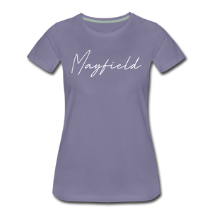 Mayfield Cursive Women's T-Shirt - washed violet