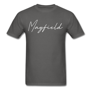 Mayfield Cursive T-Shirt - charcoal
