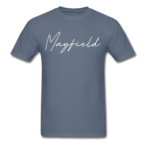 Mayfield Cursive T-Shirt - denim