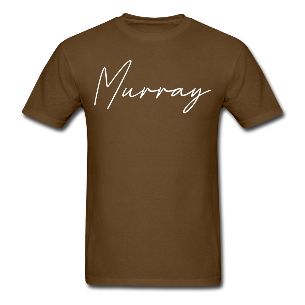 Murray Cursive T-Shirt - brown