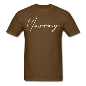 Murray Cursive T-Shirt - brown