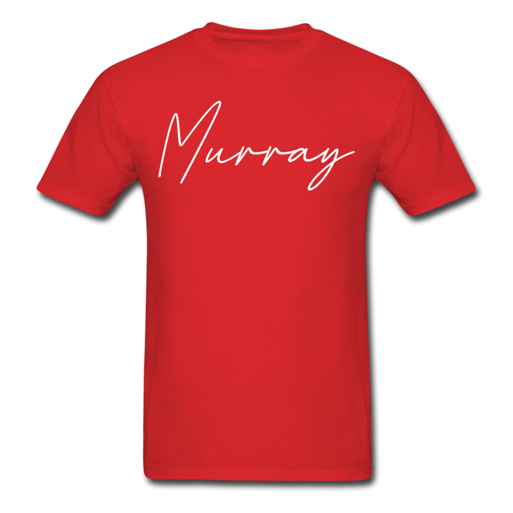 Murray Cursive T-Shirt - red