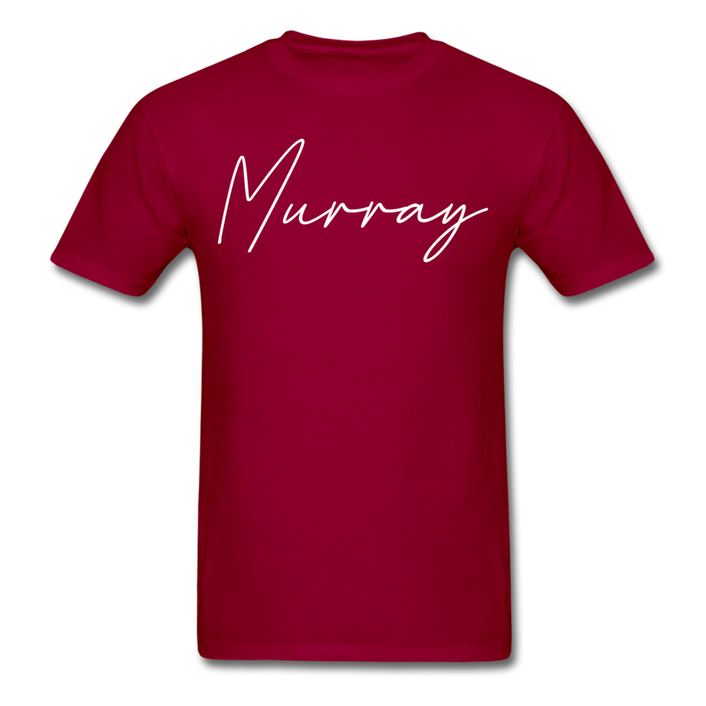 Murray Cursive T-Shirt - dark red