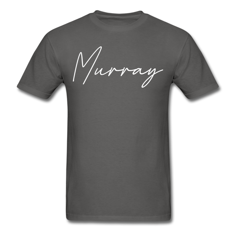 Murray Cursive T-Shirt - charcoal