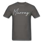 Murray Cursive T-Shirt - charcoal