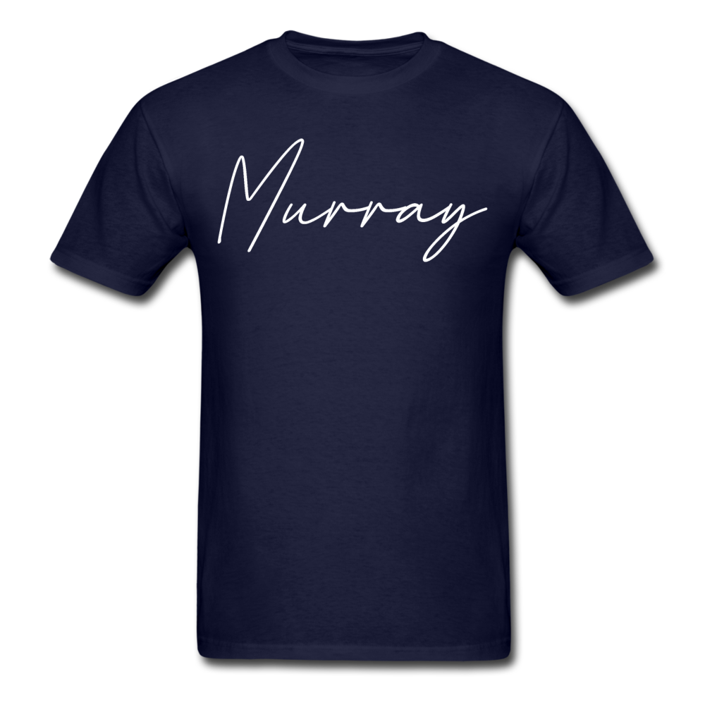 Murray Cursive T-Shirt - navy