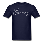 Murray Cursive T-Shirt - navy