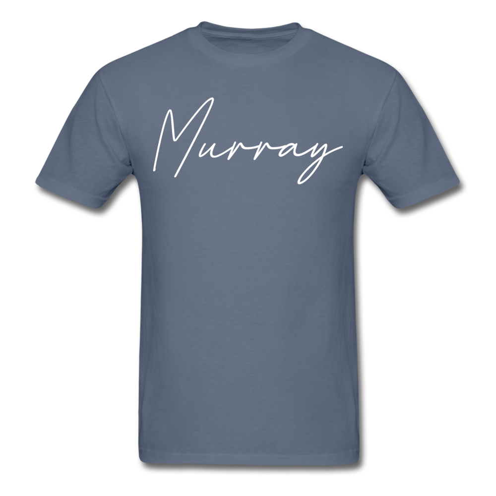 Murray Cursive T-Shirt - denim