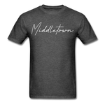 Middletown Cursive T-Shirt - heather black
