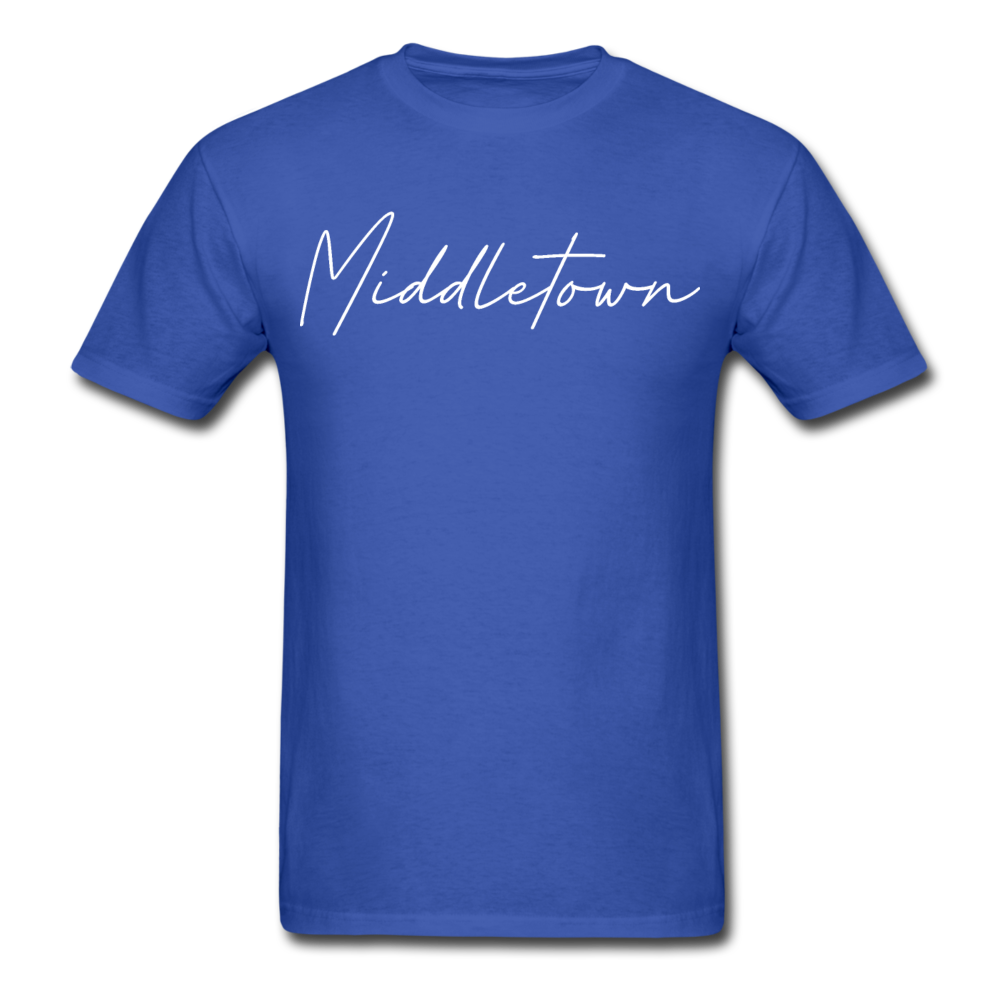Middletown Cursive T-Shirt - royal blue