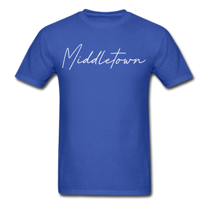 Middletown Cursive T-Shirt - royal blue