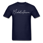 Middletown Cursive T-Shirt - navy