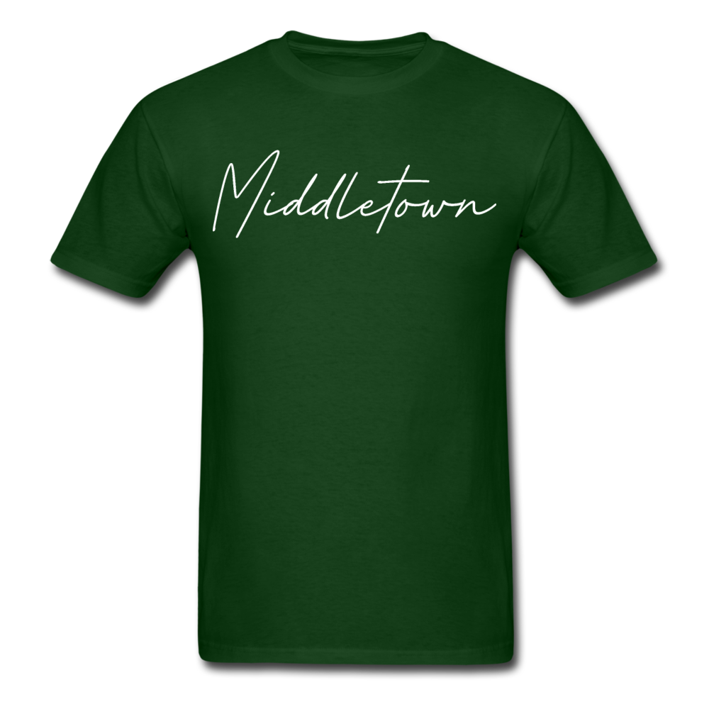 Middletown Cursive T-Shirt - forest green